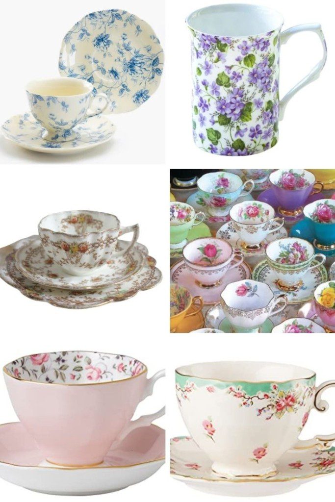 Beautiful Teacups for a Tea Party - Happy Happy Nester