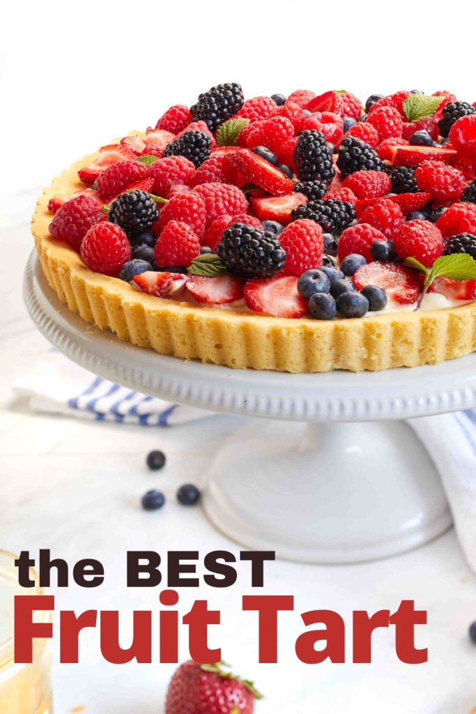 the best fruit tart for 4th of July pin