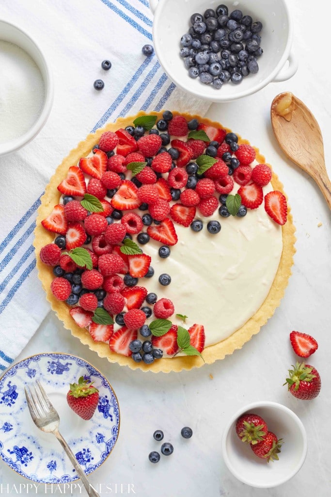 the best 4th of july fruit tart recipe