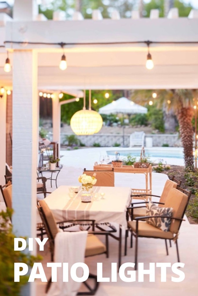 how to hang patio lights pin