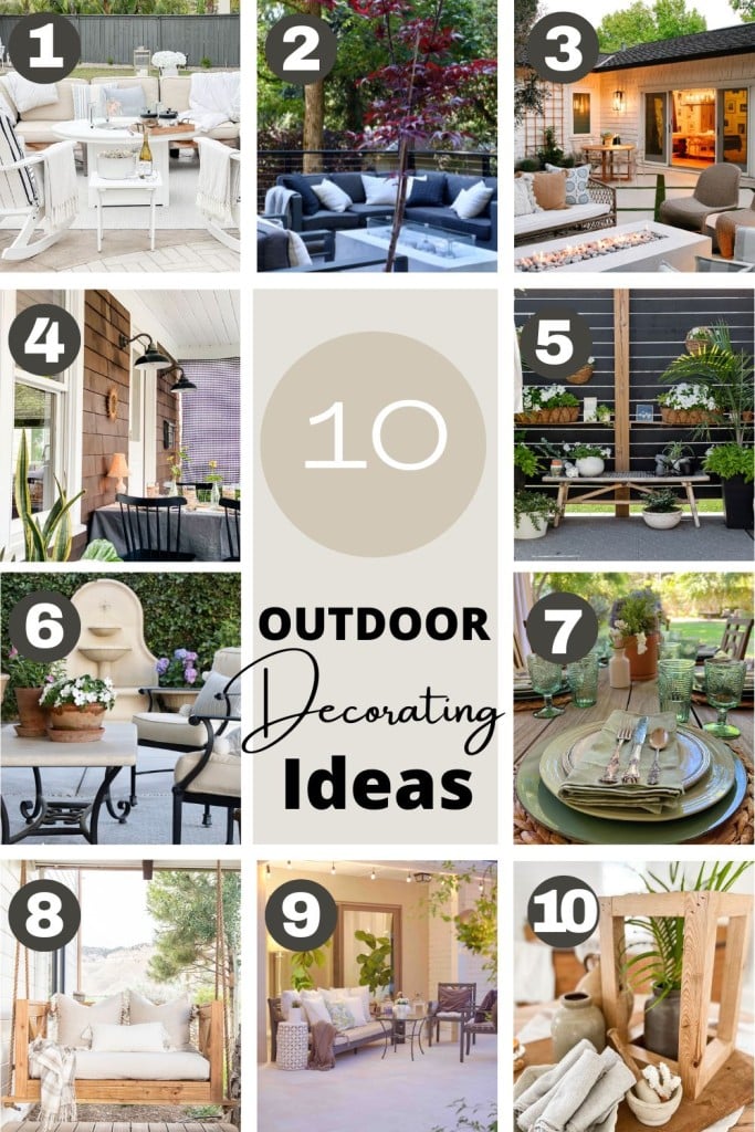 outdoor living space ideas on a budget