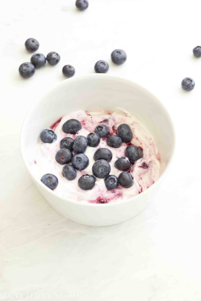 greek yogurt with fruit for breakfast