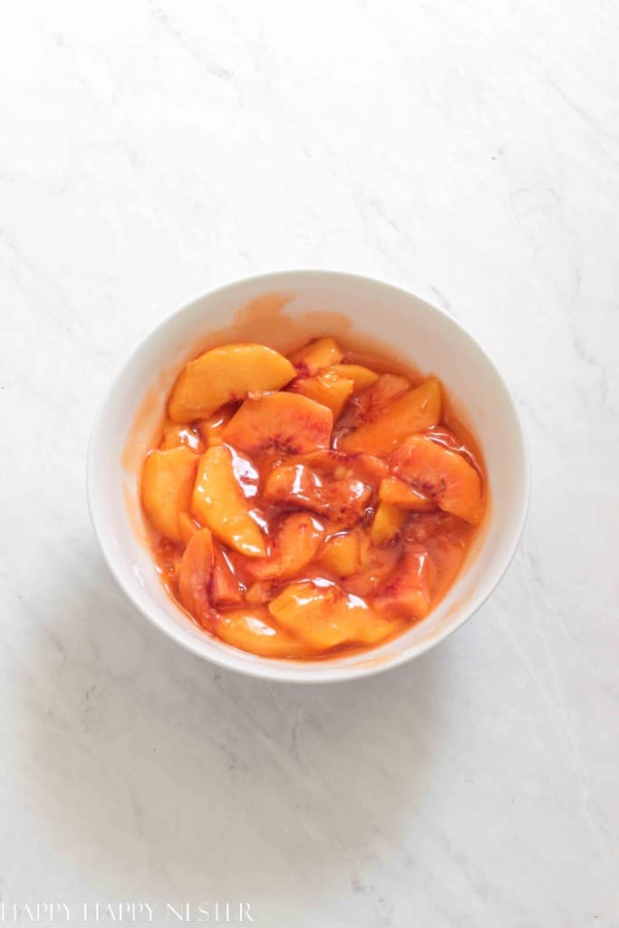 easy peach dessert recipe