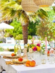 outdoor tablescapes