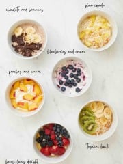 Greek Yogurt with Fruit (Breakfast Bowls)