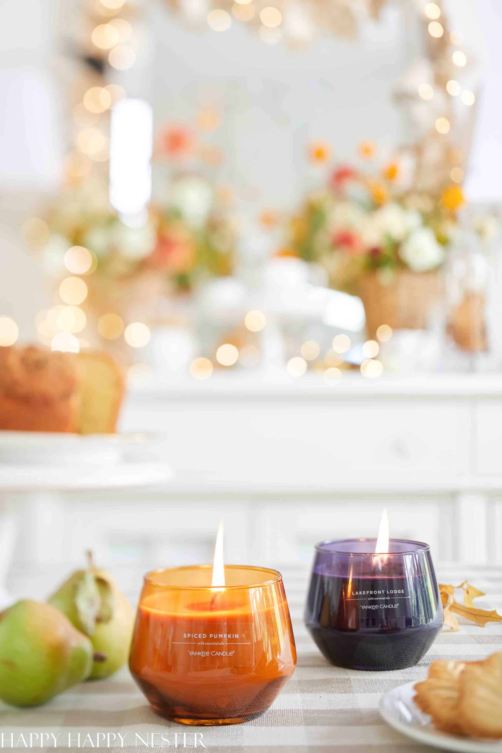 Fall- and holiday-scented Yankee Candle candles are on sale at