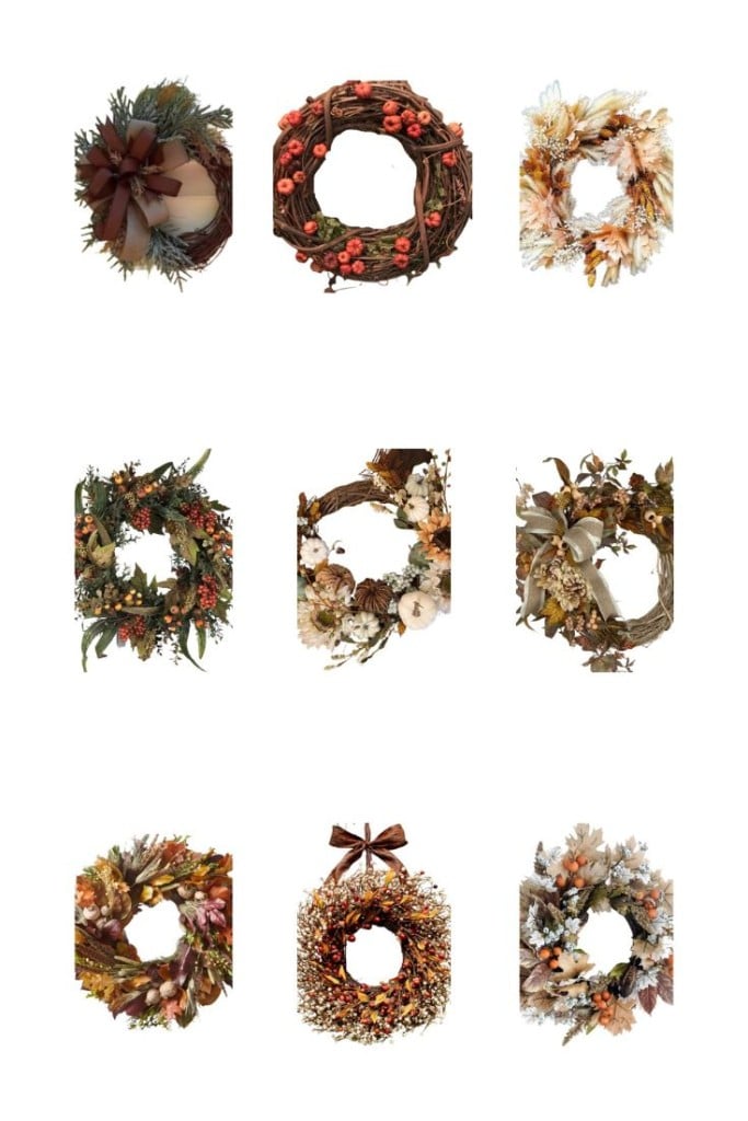 etsy fall wreaths