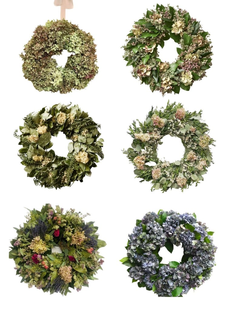 hydrangea wreaths
