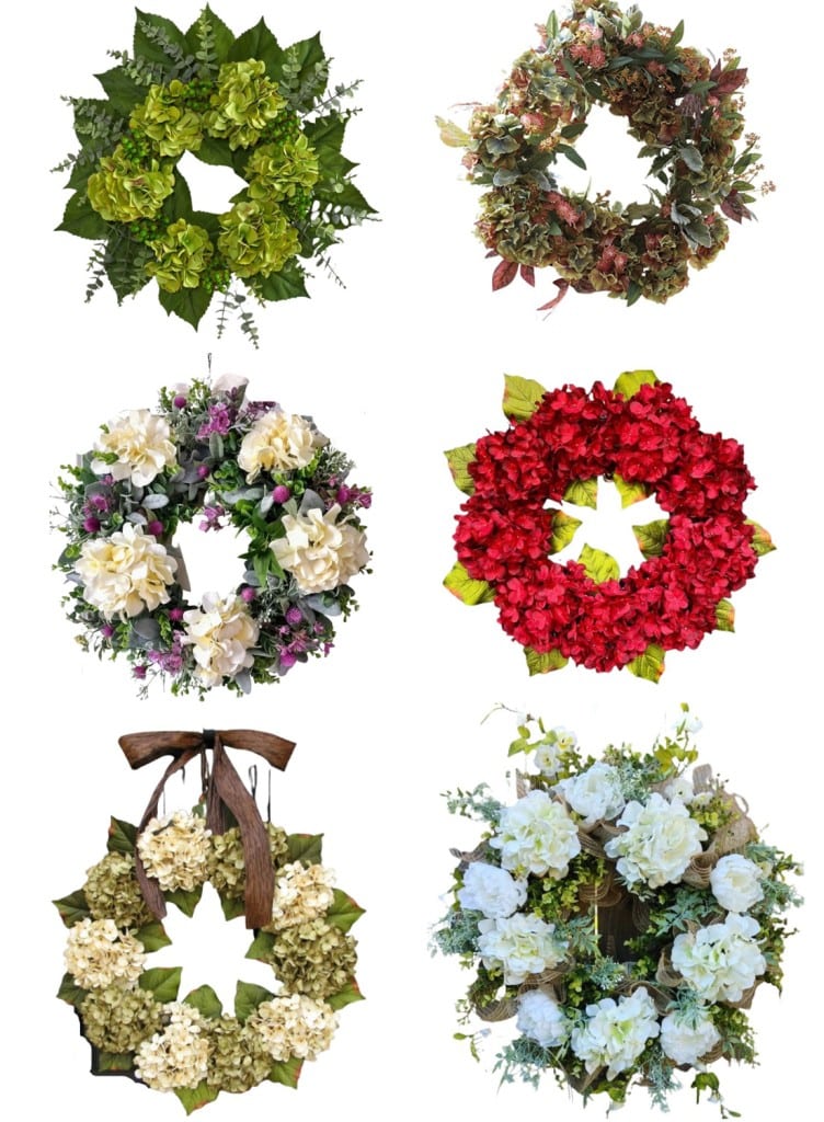 hydrangea wreaths