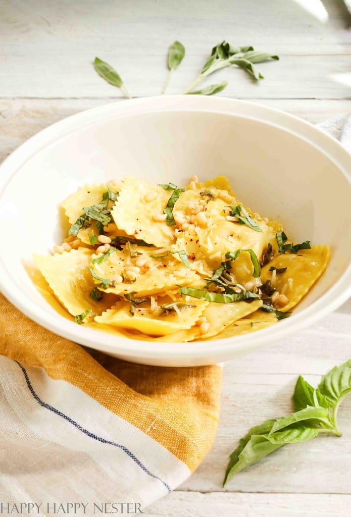 classic ravioli with brown butter sage sauce recipe