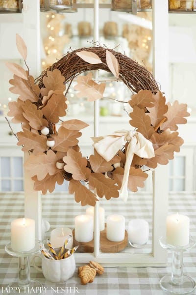 paper wreath diy