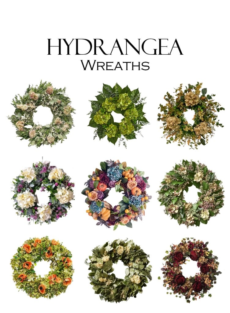 hydrangea wreaths