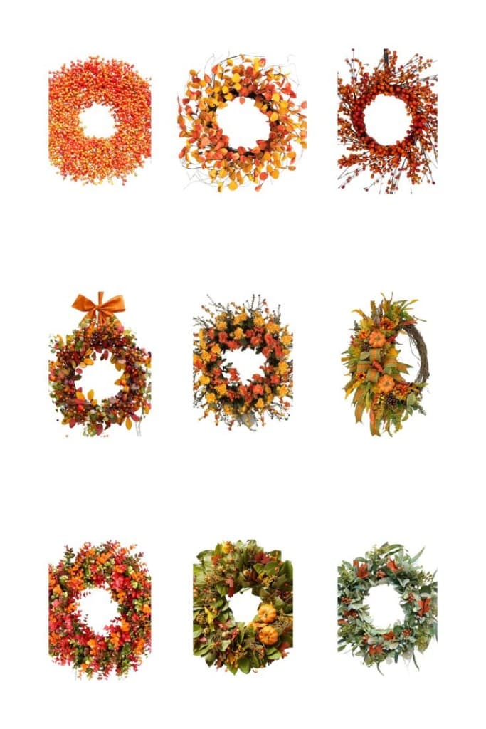 etsy fall wreaths