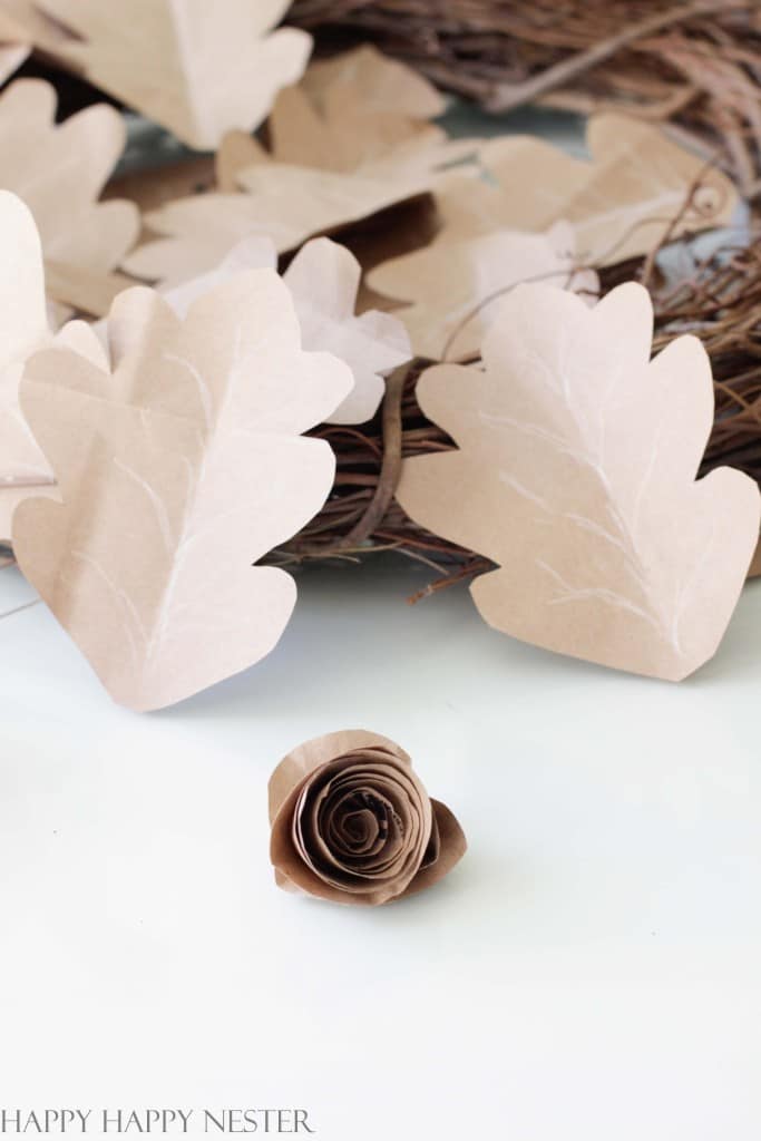 Rose Paper Leaf, Paper Leaves Making Easy Tutorial, DIY Paper Crafts, paper, leaf, tutorial, craft