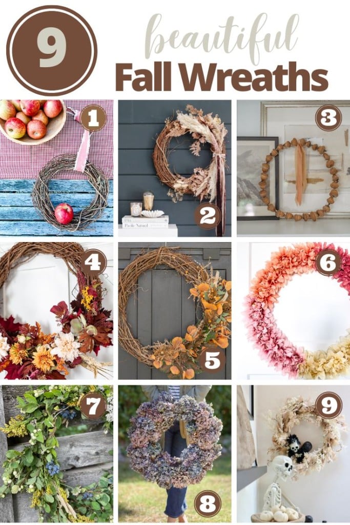 fall wreath tutorial roundup