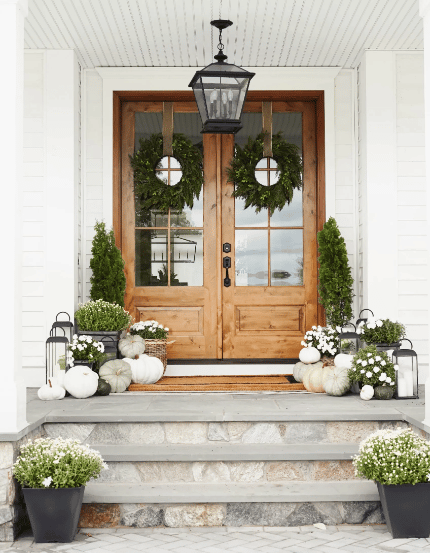 Fall Front Porch Ideas - Happy Happy Nester