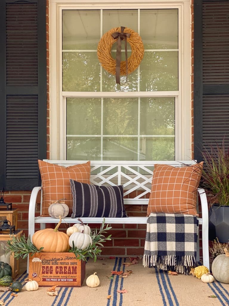 Fall sales porch pillows