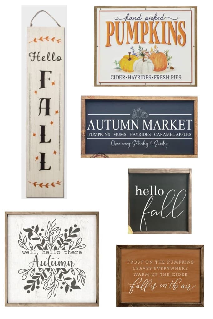 Autumn Signs Decor - Happy Happy Nester