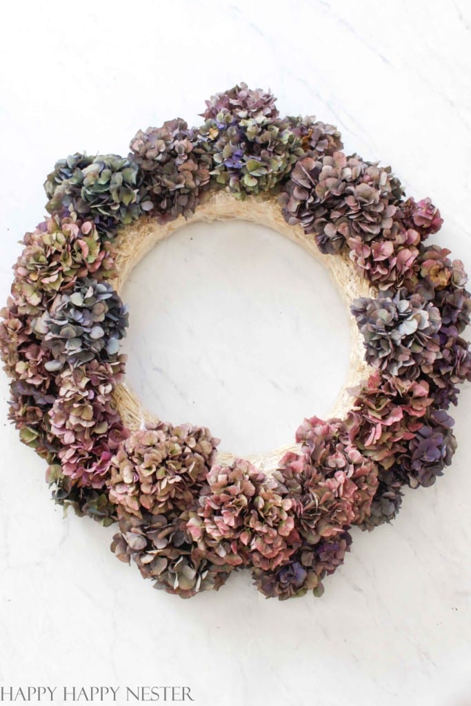 How to Dry Flowers and Make a Wreath - Happy Happy Nester