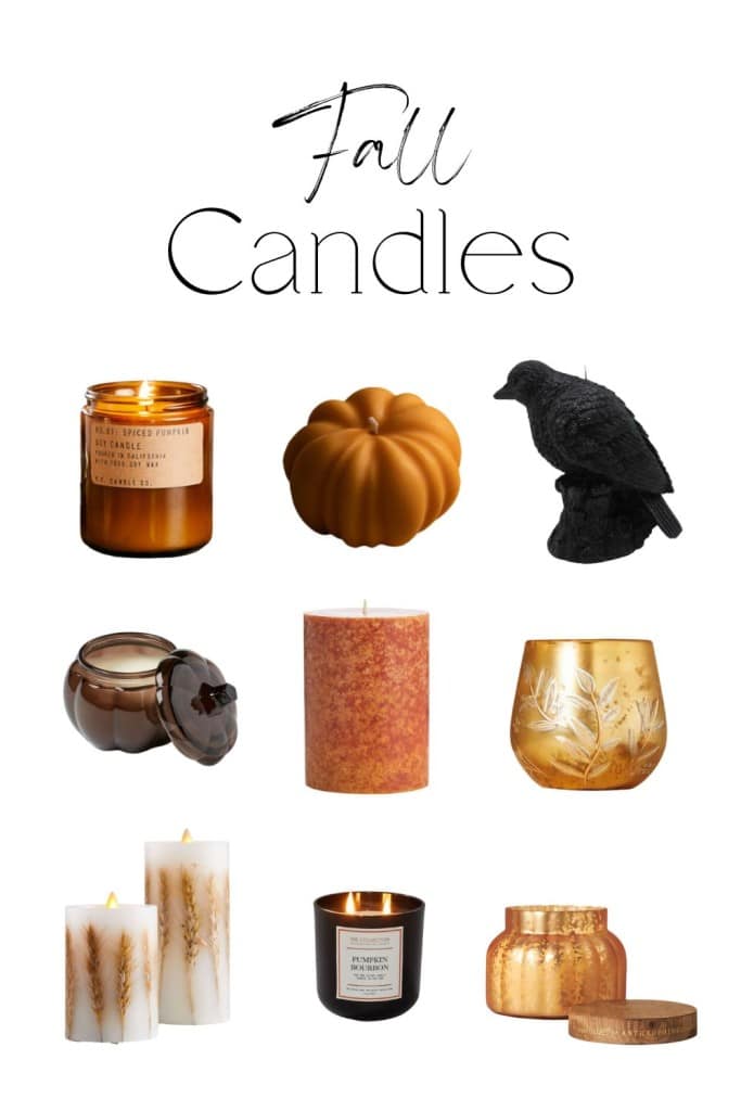 fall candles