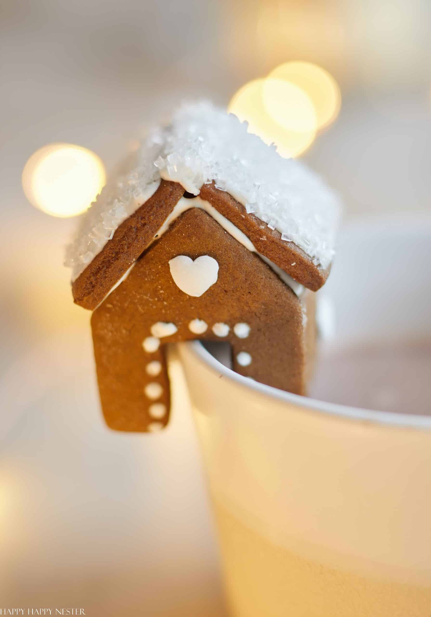 Gingerbread House Mug Topper Recipe - Happy Happy Nester