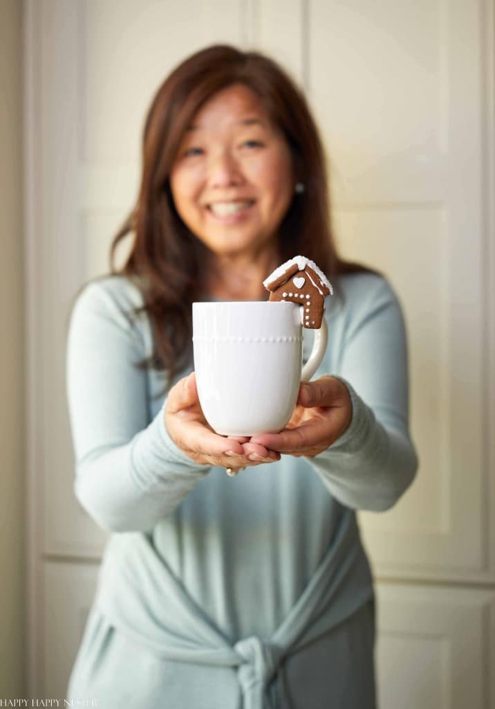 Gingerbread House Mug Topper Recipe - Happy Happy Nester