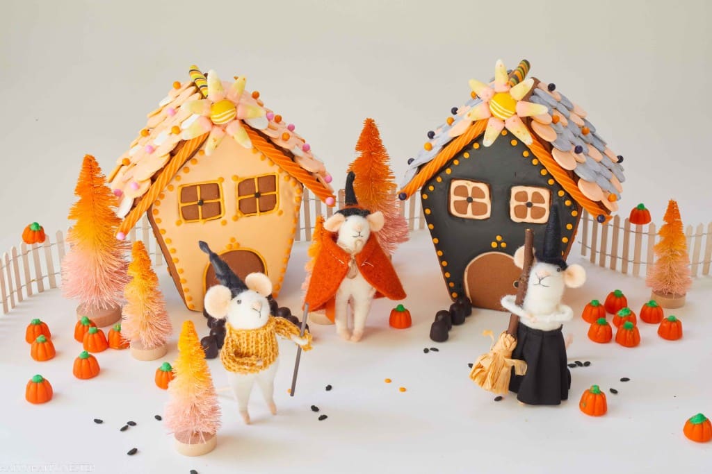 halloween gingerbread house kit