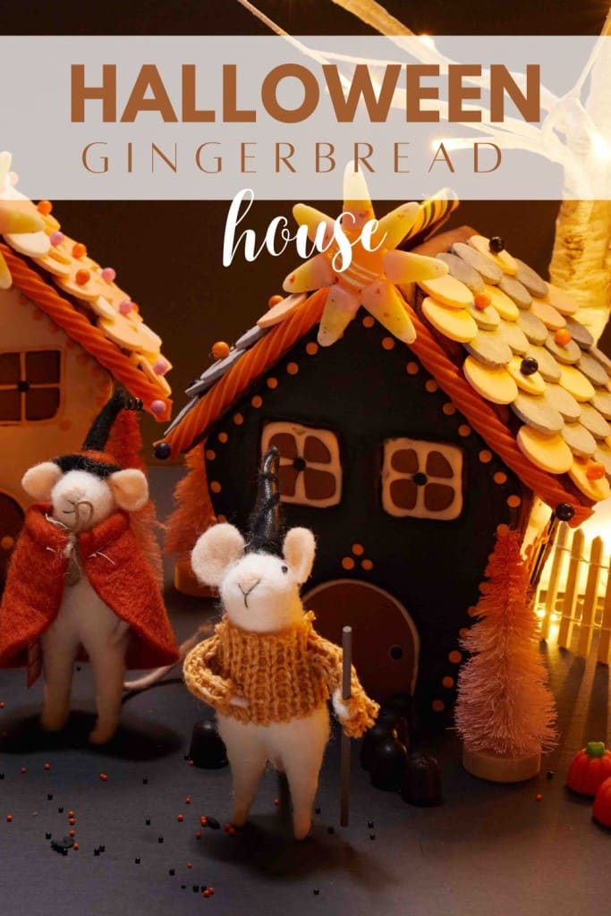 halloween gingerbread house pin