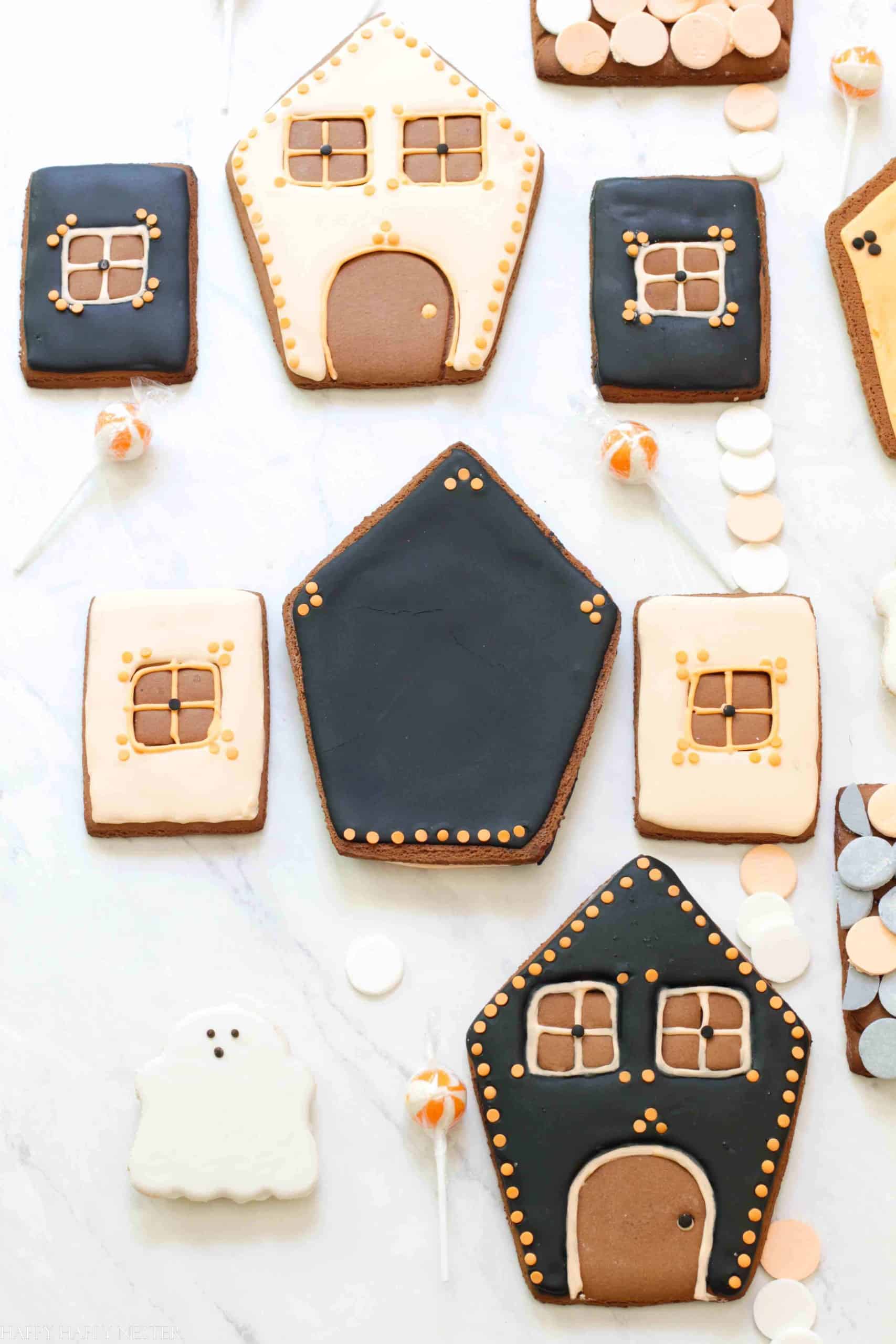 Halloween Gingerbread House Tutorial Happy Happy Nester