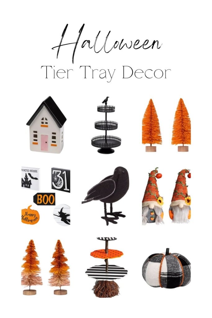 halloween tier tray decor