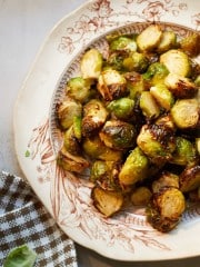 Air Fryer Brussel Sprouts (7 minutes)