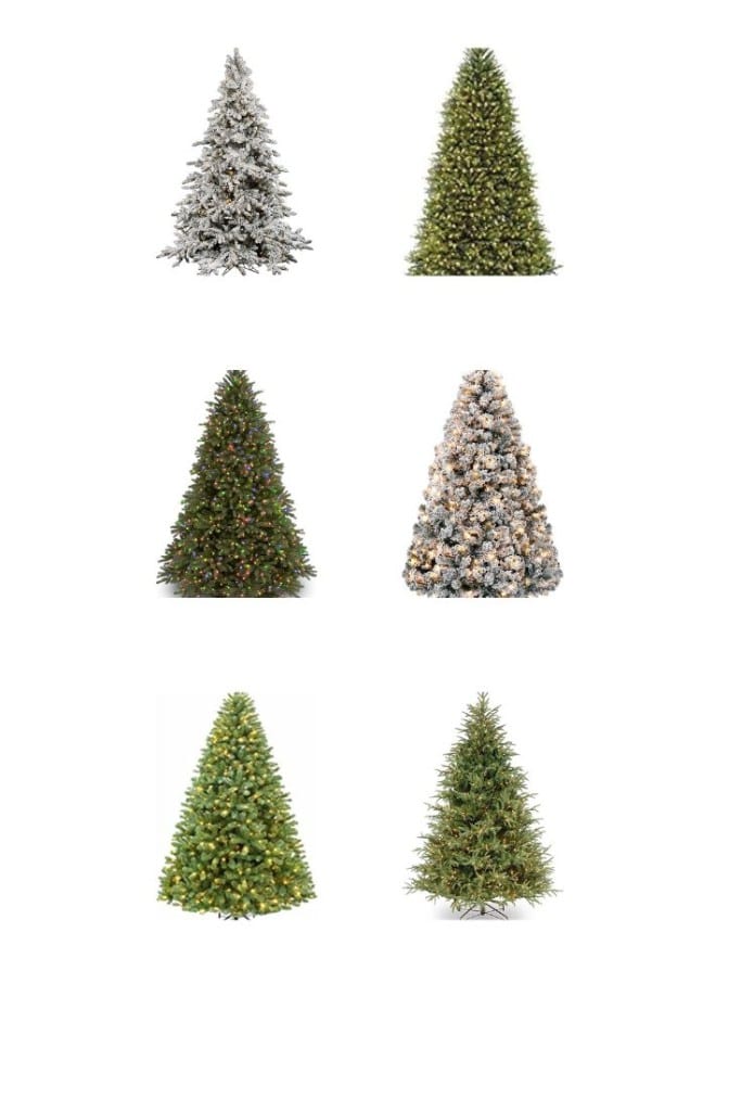 beautiful artificial christmas trees