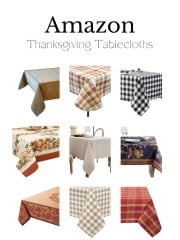 Amazon Thanksgiving Tablecloths