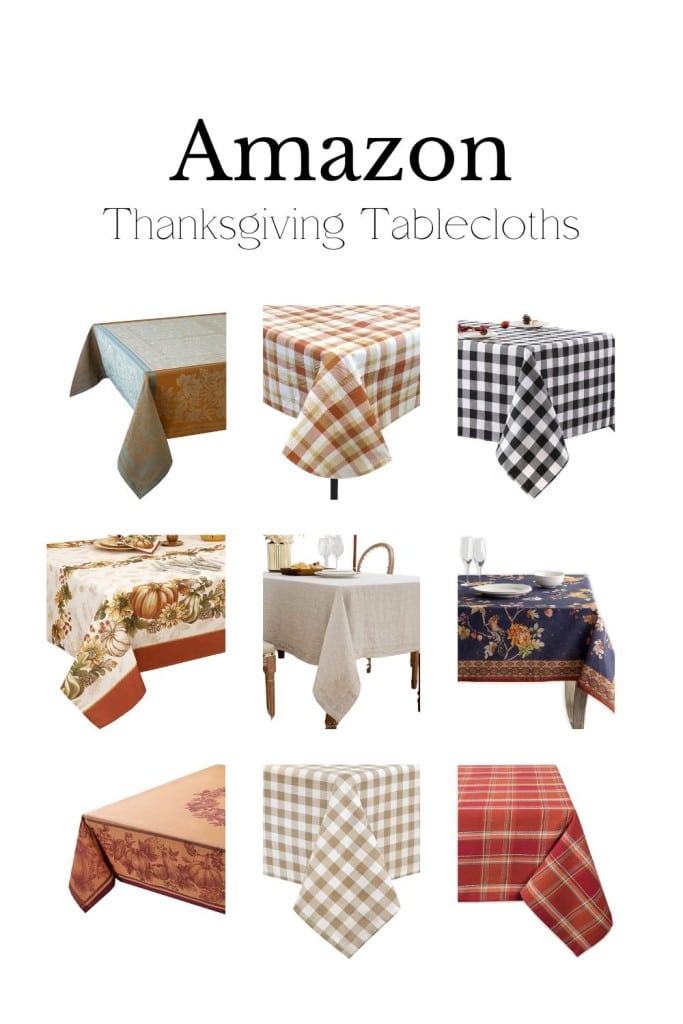 amazon thanksgiving tablecloths