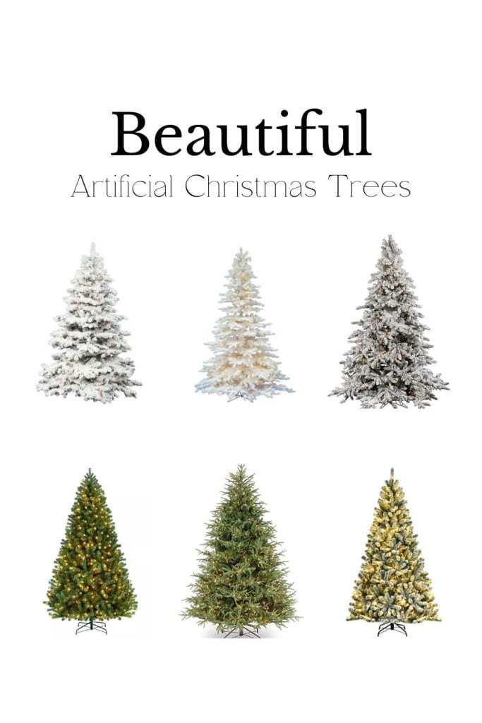 beautiful artificial christmas trees