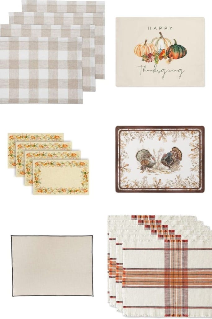 thanksgiving placemats