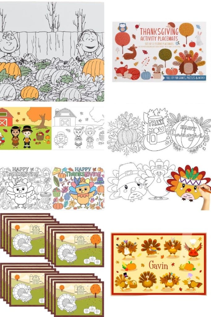 thanksgiving placemats