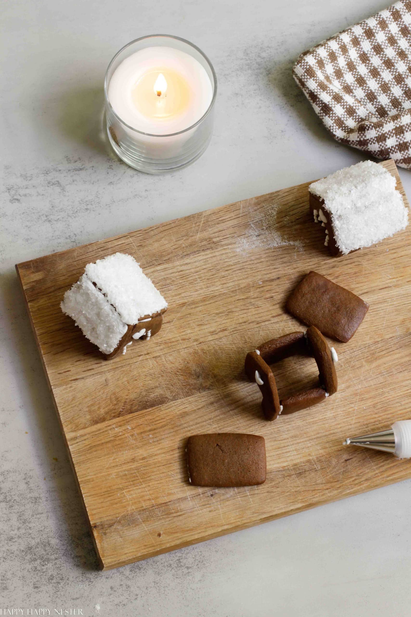 Gingerbread House Mug Topper Recipe - Happy Happy Nester