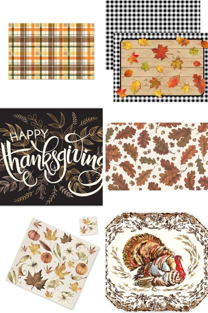 thanksgiving placemats