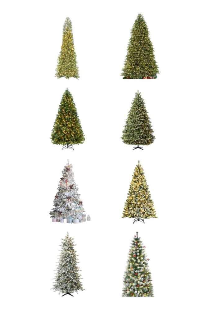 beautiful artificial christmas trees