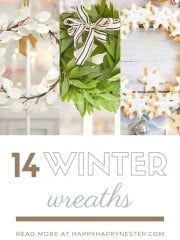 winter wreath ideas pin