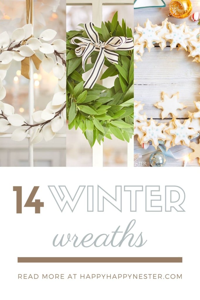 winter wreath ideas pin