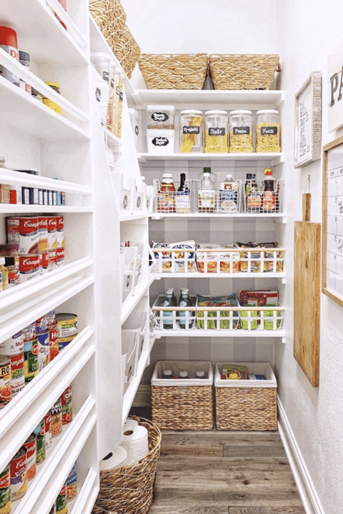 20 Incredible Small Pantry Organization Ideas and Makeovers  Small pantry  organization, Pantry remodel, Kitchen organization pantry