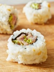 Spicy Tuna Roll Recipe (Inside Out Roll)