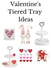 47+ Valentine's Tiered Tray Ideas