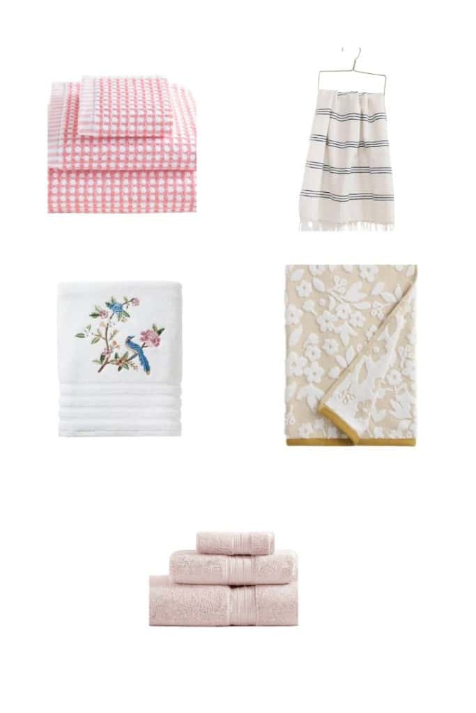 spring hand towels