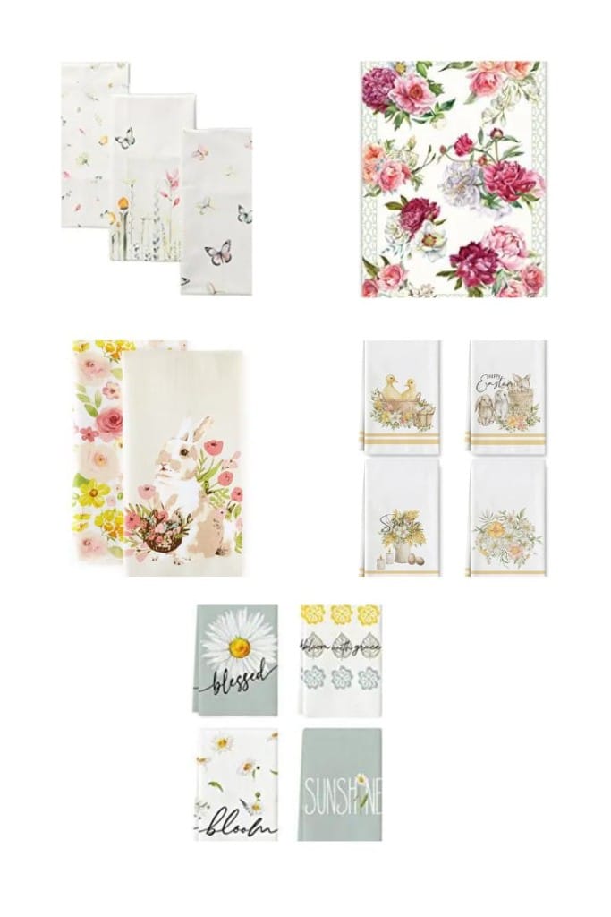 spring hand towels