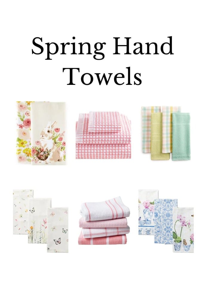 spring hand towels