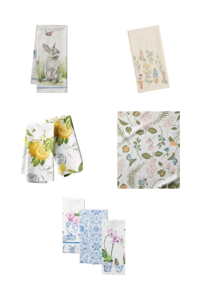 spring hand towels