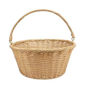 wicker easter baskets